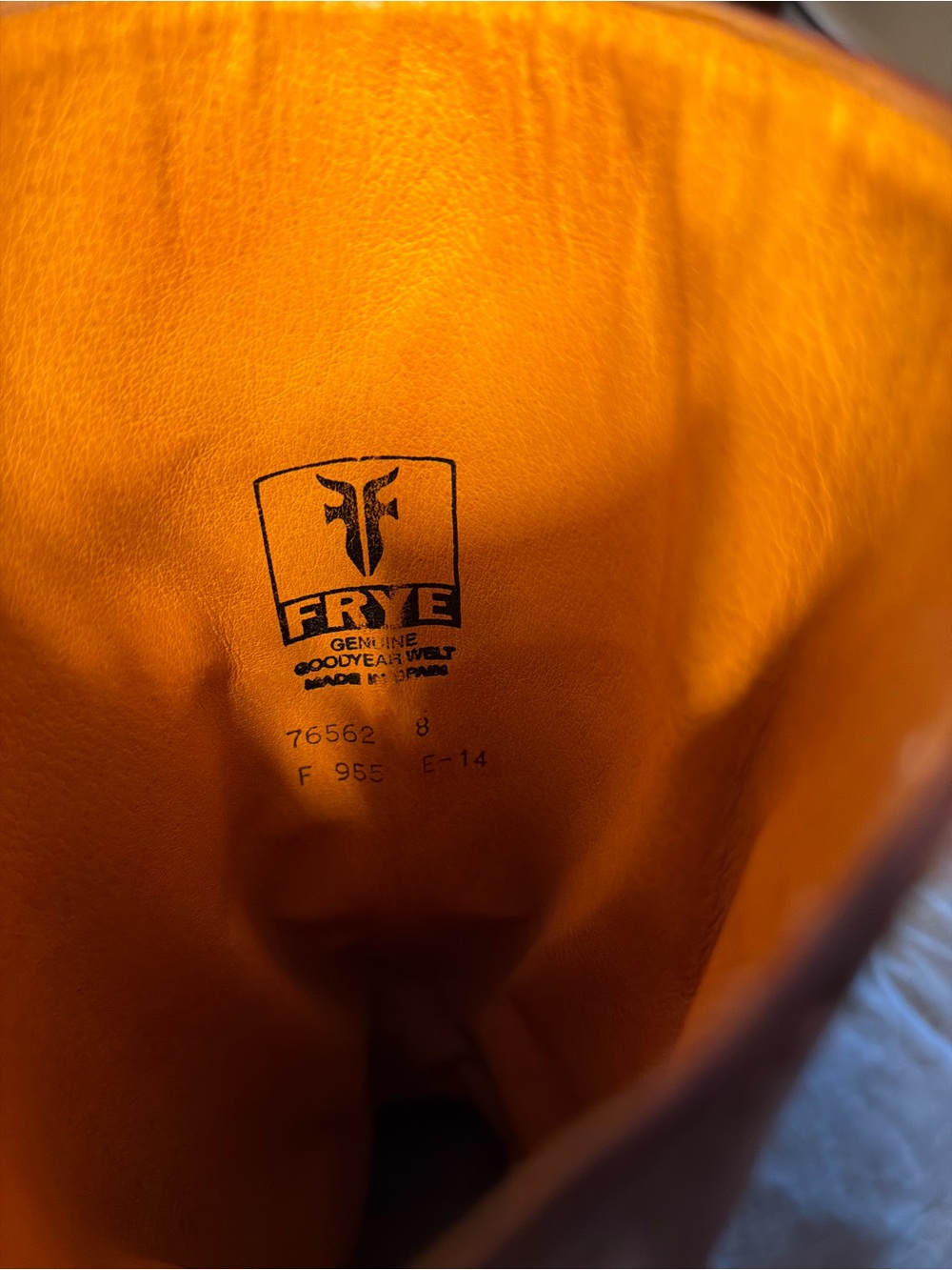 Frye Brown Leather Boots with Branded Interior - Picture 3 of 3